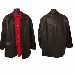 ROUNDTREE & YORK LEATHER JACKET